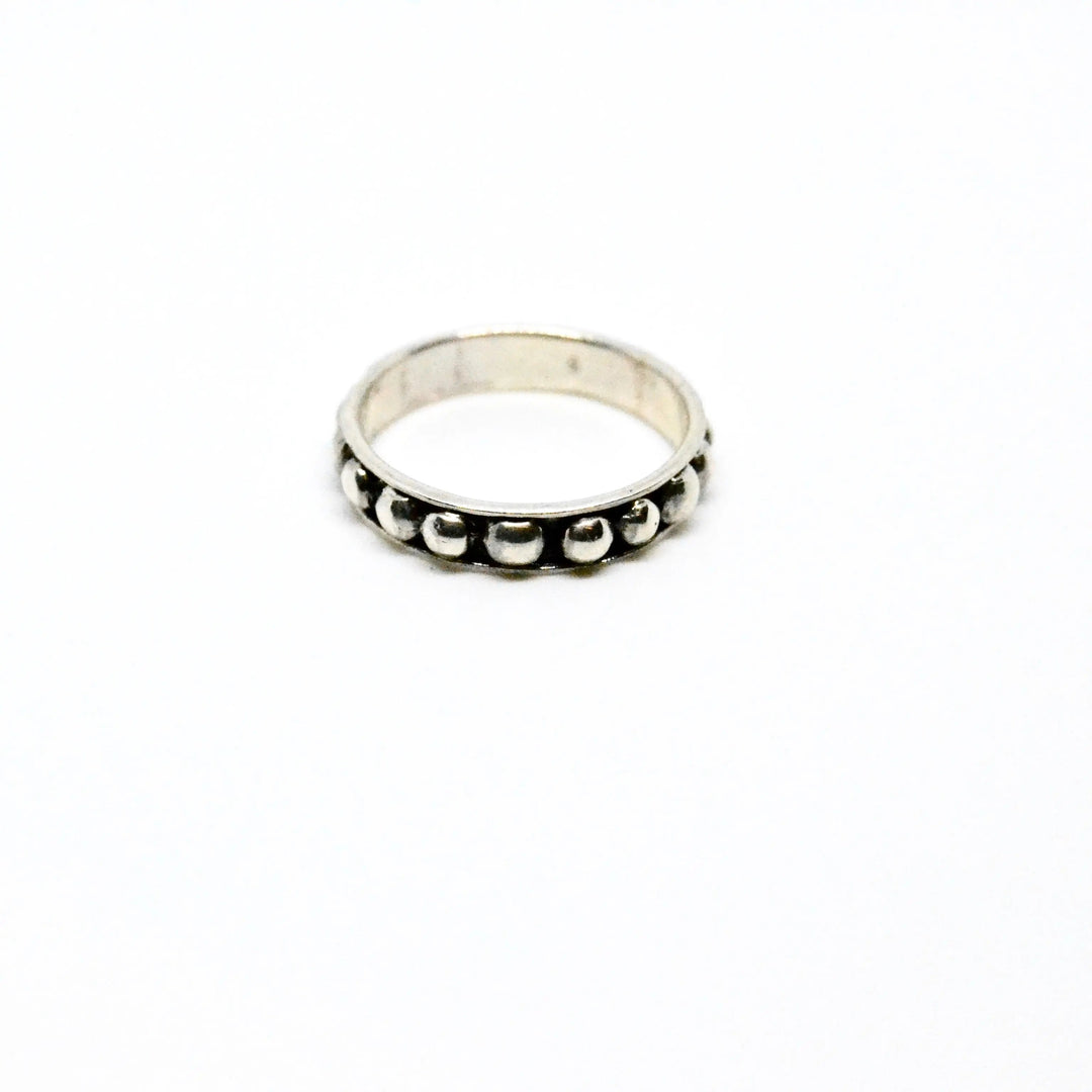 Fingerring, bånd af kugler, sterlingsølv Beadhouse of Copenhagen