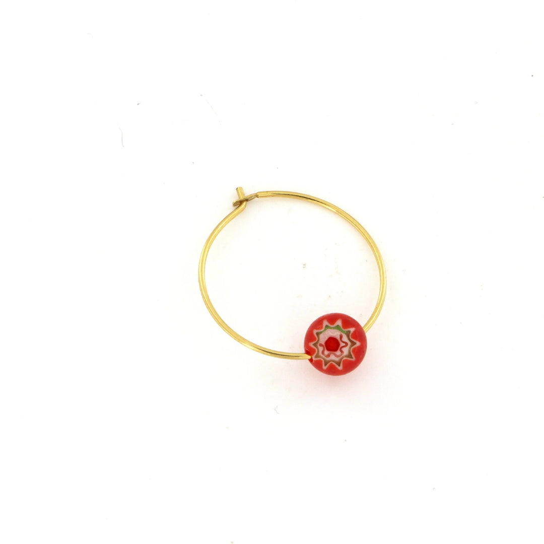 Monterings creoler i forgyldt messing 0,7x14mm Beadhouse of Copenhagen