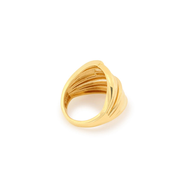 Fingerring, multiple rings, forgyldt sterlingsølv 