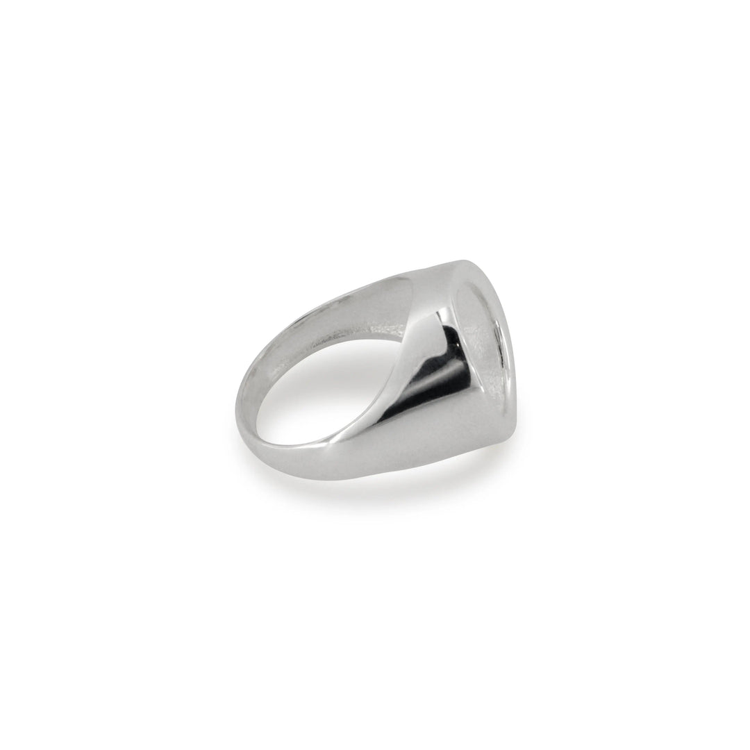 Fingerring, cirkel, forgyldt og sterlingsølv OK Silver