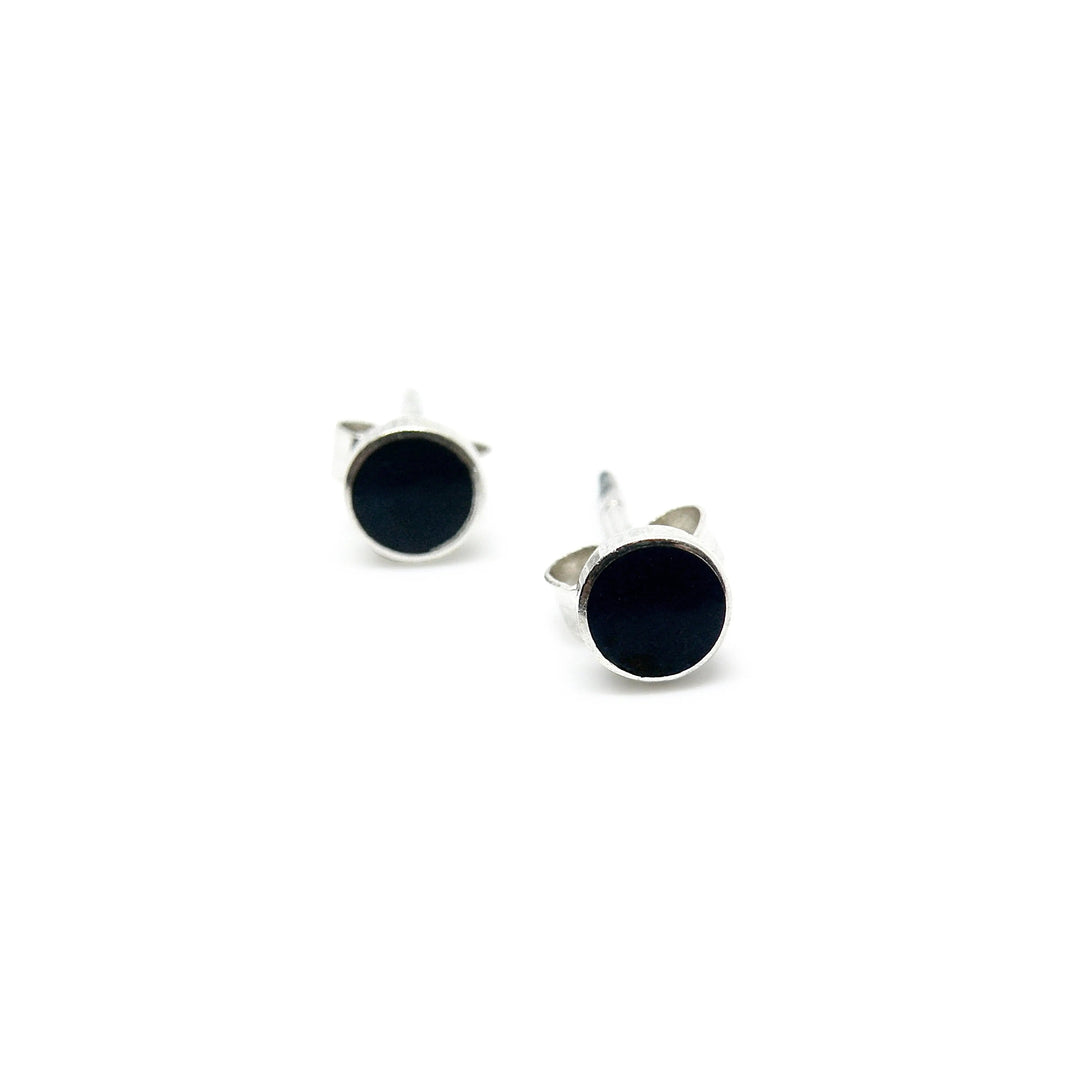 Øreringe, ørestikkere rund, flere varianter, sterlingsølv, 5 mm Beadhouse of Copenhagen