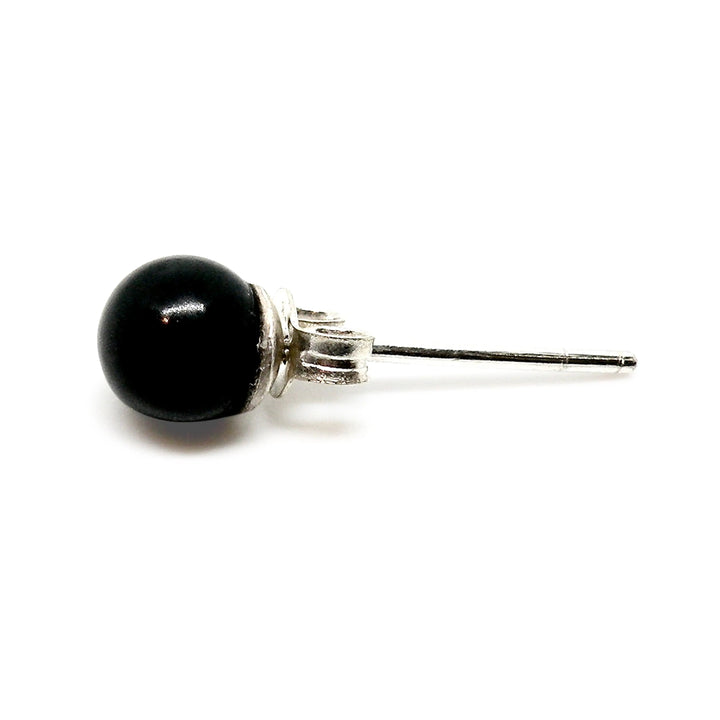Øreringe, ørestikkere m. smykkesten, sterlingsølv og forgyldt, 6 mm Beadhouse of Copenhagen