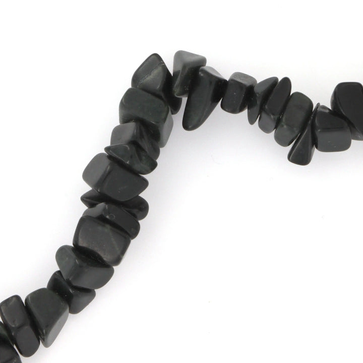 Halskæde, onyx chips, forgyldt stål, 40-45 cm 