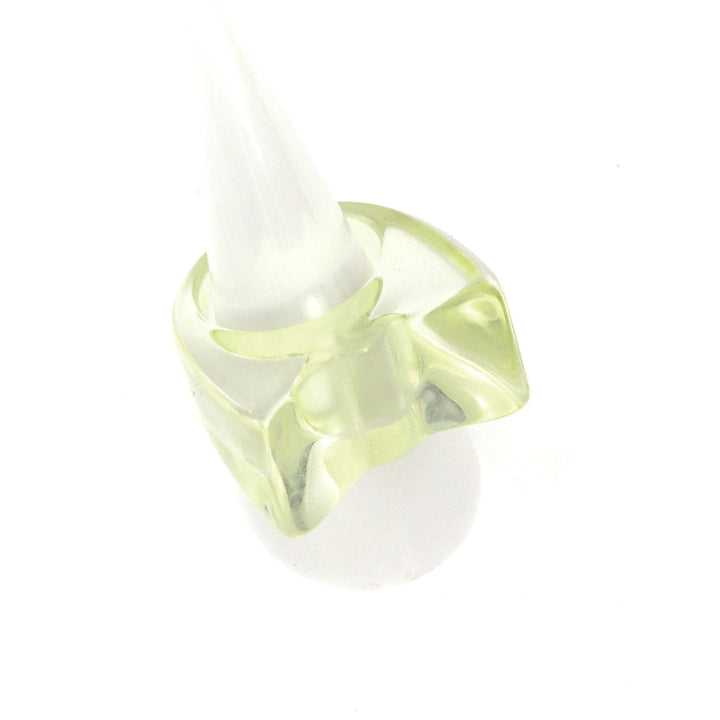 Fingerring, chunky plastik 