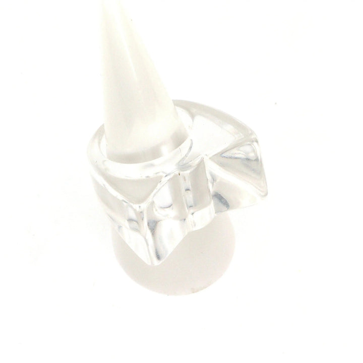 Fingerring, chunky plastik 